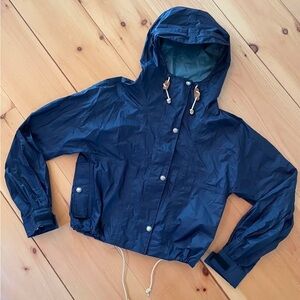 The North Face Navy Blue Cropped Windbreaker